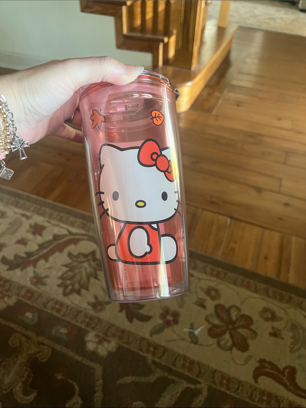 Hello Kitty cup with lid